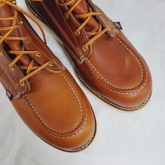 Thorogood American Heritage 6″ Tobacco Safety Toe Work Boot 13 EE 13 Wide Unworn - Picture 3 of 12